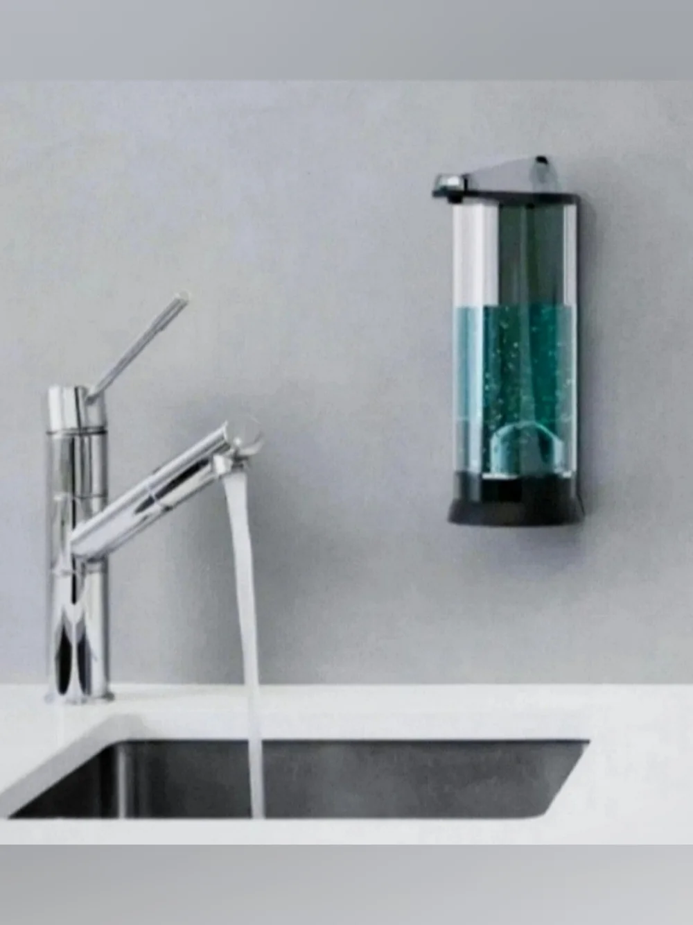 Touchless XL Soap & Sanitizer Dispenser Automatic Adjustable Large Capacity